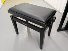 Load image into Gallery viewer, Roland HP601 digital piano and stool in satin black finish stock number 24368