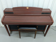 Load image into Gallery viewer, YAMAHA CLAVINOVA CLP-270 DIGITAL PIANO AND STOOL IN MAHOGANY FINISH stock #24359
