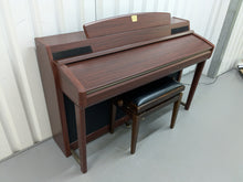 Load image into Gallery viewer, YAMAHA CLAVINOVA CLP-270 DIGITAL PIANO AND STOOL IN MAHOGANY FINISH stock #24359