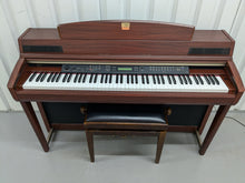 Load image into Gallery viewer, YAMAHA CLAVINOVA CLP-270 DIGITAL PIANO AND STOOL IN MAHOGANY FINISH stock #24359