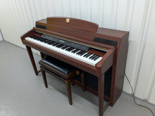 Load image into Gallery viewer, YAMAHA CLAVINOVA CLP-270 DIGITAL PIANO AND STOOL IN MAHOGANY FINISH stock #24359