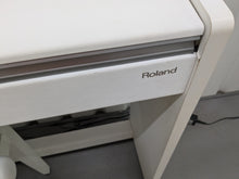 Load image into Gallery viewer, Roland F120R compact slim size Digital Piano and stool in white stock # 24364