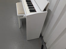 Load image into Gallery viewer, Roland F120R compact slim size Digital Piano and stool in white stock # 24364
