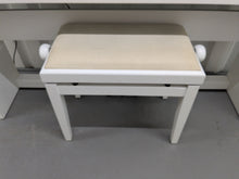 Load image into Gallery viewer, Roland F120R compact slim size Digital Piano and stool in white stock # 24364