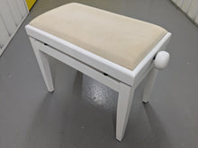 Load image into Gallery viewer, Roland F120R compact slim size Digital Piano and stool in white stock # 24364