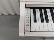 Load image into Gallery viewer, Yamaha Arius YDP-144 digital piano and stool in satin white stock nr 24365