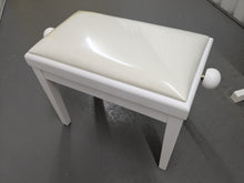 Load image into Gallery viewer, Yamaha Arius YDP-144 digital piano and stool in satin white stock nr 24365