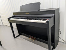 Load image into Gallery viewer, Yamaha Clavinova CLP-470 in satin black with wooden keys action + stool stock no 24366