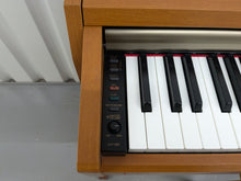 Load image into Gallery viewer, Yamaha Clavinova CLP-220 digital piano and stool in cherry wood finish stock number 24371