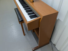 Load image into Gallery viewer, Yamaha Clavinova CLP-220 digital piano and stool in cherry wood finish stock number 24371