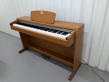 Load image into Gallery viewer, Yamaha Clavinova CLP-220 digital piano and stool in cherry wood finish stock number 24371