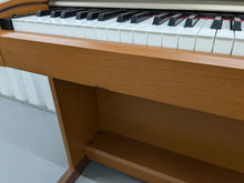 Load image into Gallery viewer, Yamaha Clavinova CLP-220 digital piano and stool in cherry wood finish stock number 24371