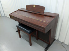 Load image into Gallery viewer, Yamaha Clavinova CVP-305 Digital Piano arranger + stool in mahogany stock #24375