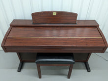 Load image into Gallery viewer, Yamaha Clavinova CVP-305 Digital Piano arranger + stool in mahogany stock #24375