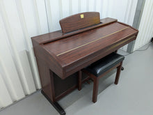 Load image into Gallery viewer, Yamaha Clavinova CVP-305 Digital Piano arranger + stool in mahogany stock #24375