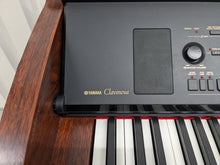 Load image into Gallery viewer, Yamaha Clavinova CVP-305 Digital Piano arranger + stool in mahogany stock #24375