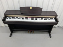 Load image into Gallery viewer, Yamaha Clavinova CLP-220 digital piano in dark rosewood finish stock #24376