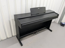 Load image into Gallery viewer, Yamaha Arius YDP-144 digital piano and stool in satin black finish stock #24388