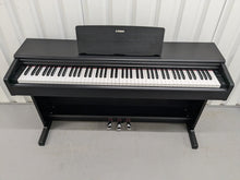 Load image into Gallery viewer, Yamaha Arius YDP-144 digital piano and stool in satin black finish stock #24388