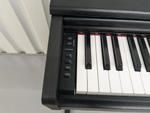 Load image into Gallery viewer, Yamaha Arius YDP-144 digital piano and stool in satin black finish stock #24388
