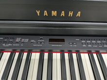 Load image into Gallery viewer, Yamaha Clavinova CLP-440 Digital Piano and stool in satin black stock no 24389