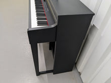 Load image into Gallery viewer, Yamaha Clavinova CLP-440 Digital Piano and stool in satin black stock no 24389