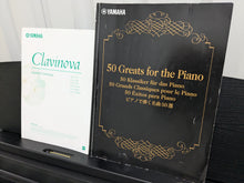 Load image into Gallery viewer, Yamaha Clavinova CLP-440 Digital Piano and stool in satin black stock no 24389