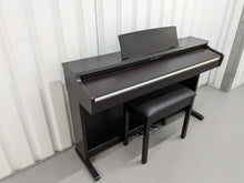 Load image into Gallery viewer, Kawai KDP110 digital piano and stool in rosewood finish stock number 24384