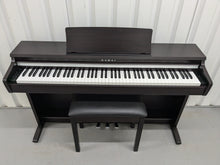 Load image into Gallery viewer, Kawai KDP110 digital piano and stool in rosewood finish stock number 24384