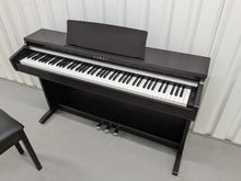 Load image into Gallery viewer, Kawai KDP110 digital piano and stool in rosewood finish stock number 24384