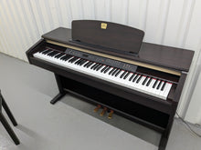 Load image into Gallery viewer, Yamaha Clavinova CLP-120 Digital Piano and stool in rosewood stock #24399