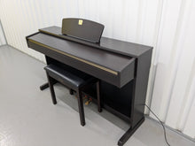 Load image into Gallery viewer, Yamaha Clavinova CLP-320 Digital Piano and stool in dark rosewood stock #24390
