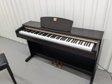 Load image into Gallery viewer, Yamaha Clavinova CLP-320 Digital Piano and stool in dark rosewood stock #24390