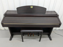 Load image into Gallery viewer, Yamaha Clavinova CLP-930 Digital Piano and stool in dark rosewood finish stock #24391