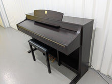 Load image into Gallery viewer, Yamaha Clavinova CLP-330 Digital Piano and stool in dark rosewood stock #24386