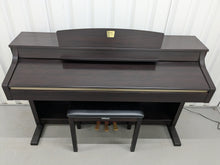Load image into Gallery viewer, Yamaha Clavinova CLP-330 Digital Piano and stool in dark rosewood stock #24386