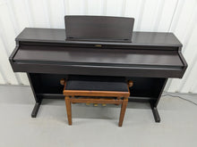 Load image into Gallery viewer, Yamaha Arius YDP-164 Digital Piano and stool in dark rosewood, clavinova keyboard stock # 24383
