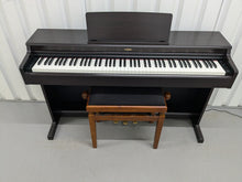Load image into Gallery viewer, Yamaha Arius YDP-164 Digital Piano and stool in dark rosewood, clavinova keyboard stock # 24383