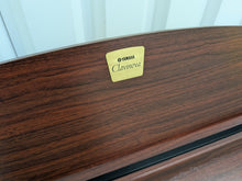Load image into Gallery viewer, Yamaha Clavinova CLP-220 digital piano and stool in mahogany finish stock #24403