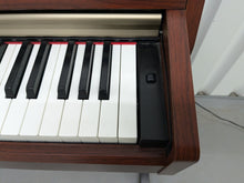Load image into Gallery viewer, Yamaha Clavinova CLP-220 digital piano and stool in mahogany finish stock #24403
