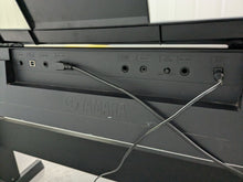 Load image into Gallery viewer, Yamaha DGX-660 black portable grand piano keyboard and stand with 3 pedals stock #24396