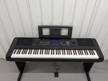 Load image into Gallery viewer, Yamaha DGX-650 rosewood portable grand piano keyboard and stand stock #24397