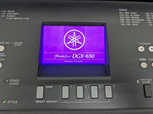 Load image into Gallery viewer, Yamaha DGX-650 rosewood portable grand piano keyboard and stand stock #24397
