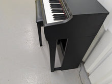 Load image into Gallery viewer, Yamaha clavinova CLP-725 digital piano and stool in satin black stock #24401