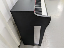 Load image into Gallery viewer, Yamaha clavinova CLP-725 digital piano and stool in satin black stock #24401