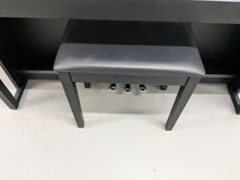 Load image into Gallery viewer, Yamaha clavinova CLP-725 digital piano and stool in satin black stock #24401