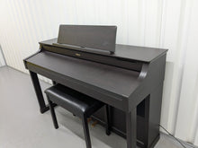 Load image into Gallery viewer, Roland HP-307 Digital Piano in dark rosewood wooden action keys Stock #24406