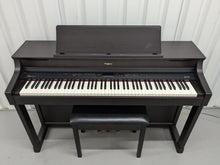 Load image into Gallery viewer, Roland HP-307 Digital Piano in dark rosewood wooden action keys Stock #24406