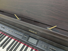 Load image into Gallery viewer, Roland HP-307 Digital Piano in dark rosewood wooden action keys Stock #24406