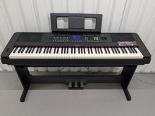 Load image into Gallery viewer, Yamaha DGX-650 in black 88 Weighted Keys Portable Grand 3 pedals stock #24407